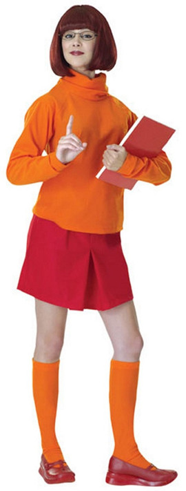 Ladies Velma Fancy Dress Costume