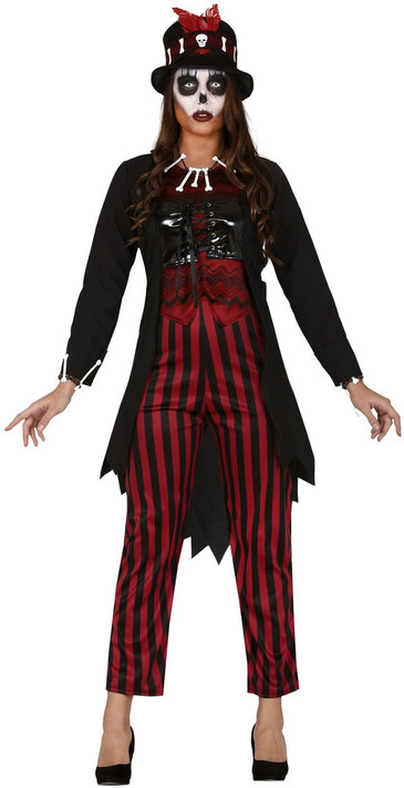 Ladies Voodoo Witch Fancy Dress Costume