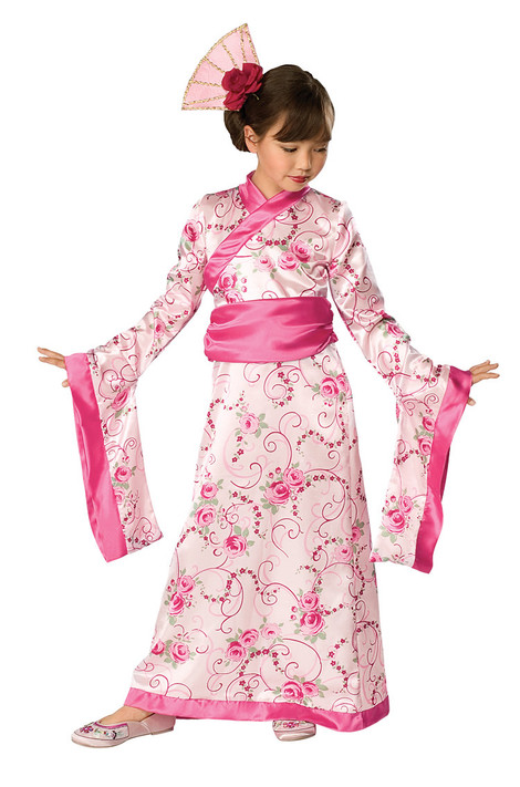 Girls Oriental Princess Fancy Dress Costume