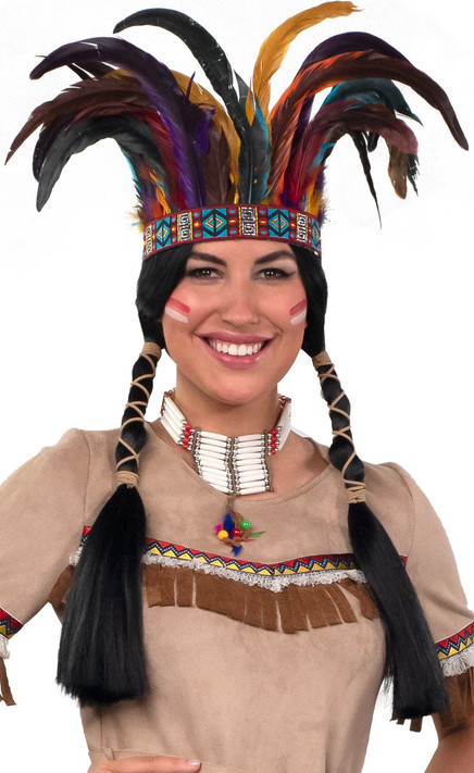 Ladies Indian Feather Headdress