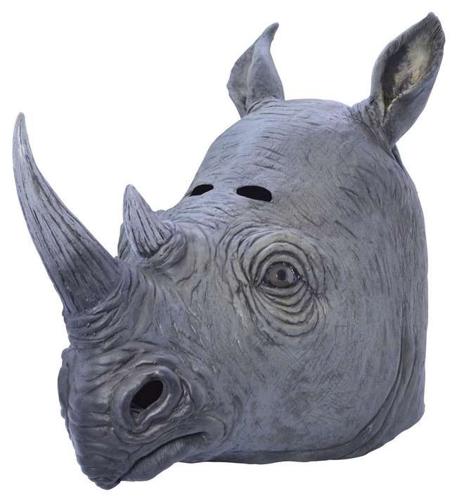 Adult Rhino Fancy Dress Mask