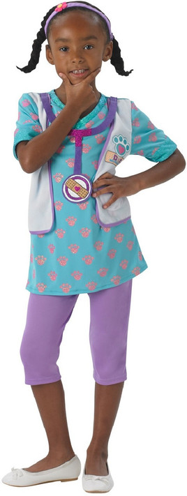 Girls Classic Doc McStuffins Fancy Dress Costume
