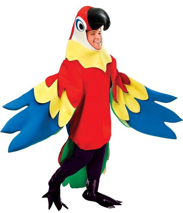 Adult Parrot Fancy Dress Costume 2