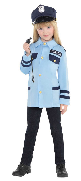 Child's Police Fancy Dress Costume Kit