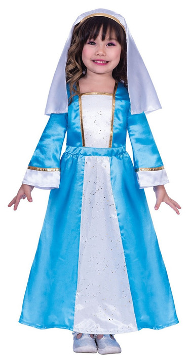 Girls Traditional Mary Fancy Dress Costume