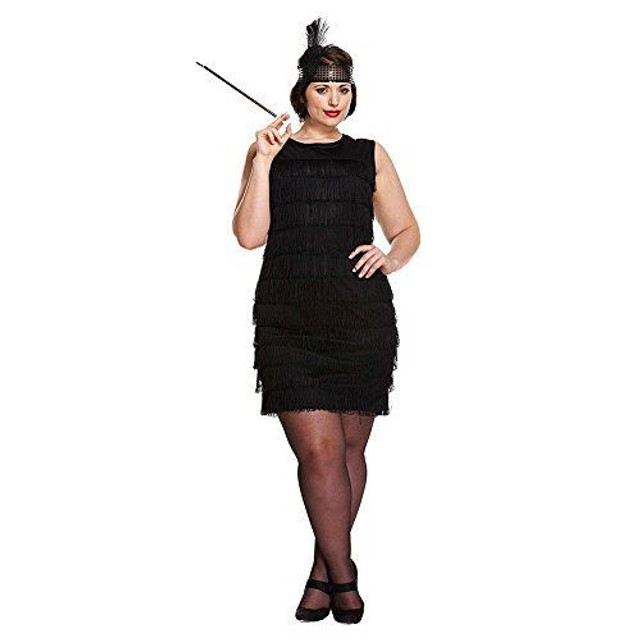 Black Flapper - Plus Size