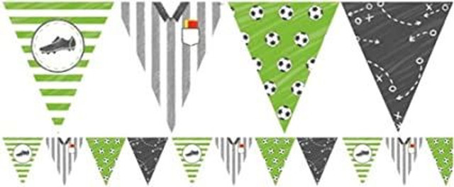 Kicker Football Party Paper Pennant Banner - 4m