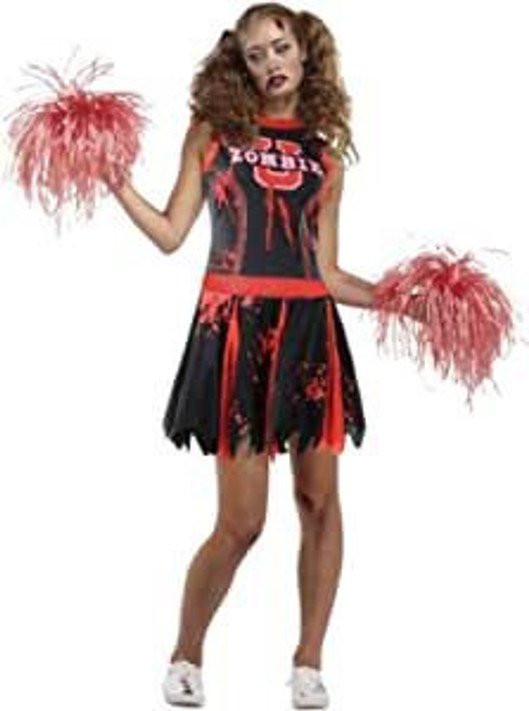 Adult Undead Cheerleader Costume Dress