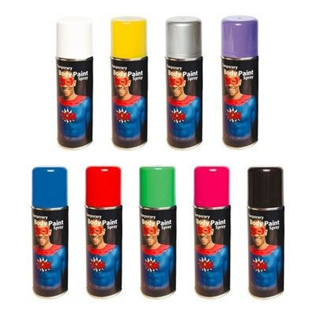 Body Paint Spray Silver