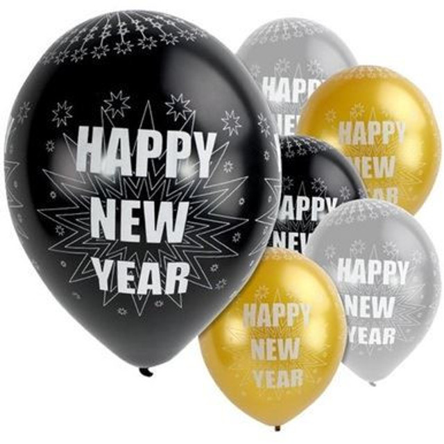 New Year Party Balloons