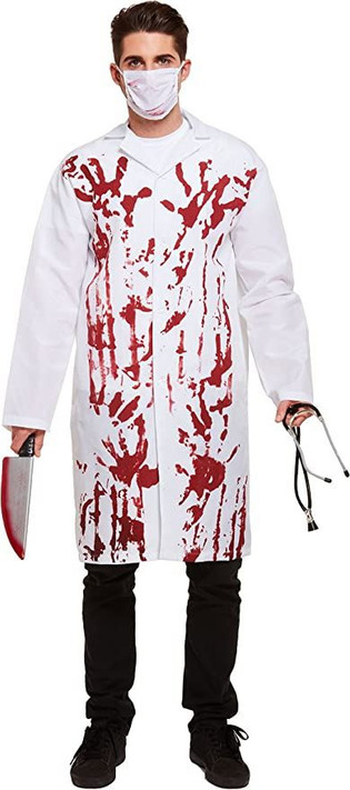 Mens Bloody Doctor Fancy Dress Costume