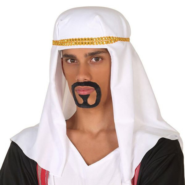 Mens White Arabian Headpiece
