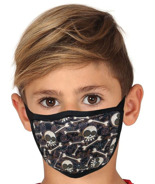 Kids Skeleton Bones Face Mask