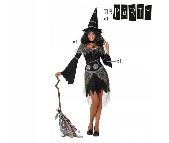 Ladies Patchwork Witch Costume