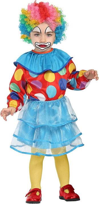 Girls Baby Clown Costume
