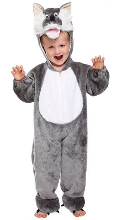 Child's Toddler Wolf Fancy Dress Costume