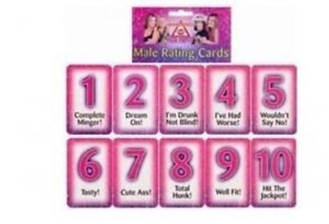 Hen Prty 10 Rating Cards