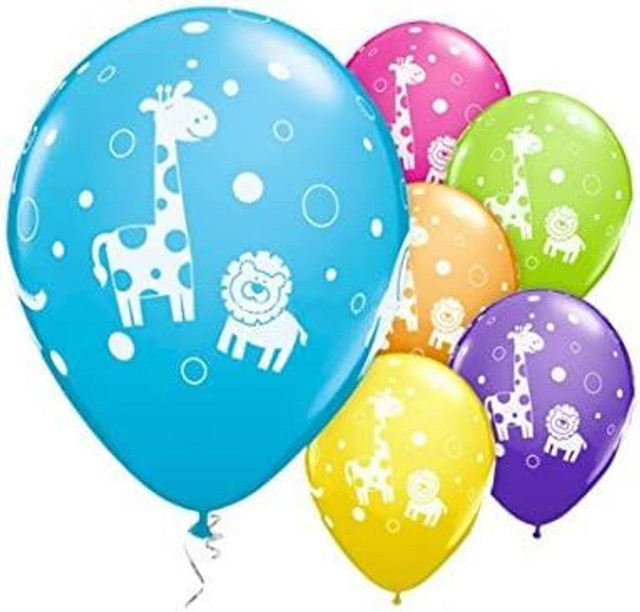 6 Latex Balloons