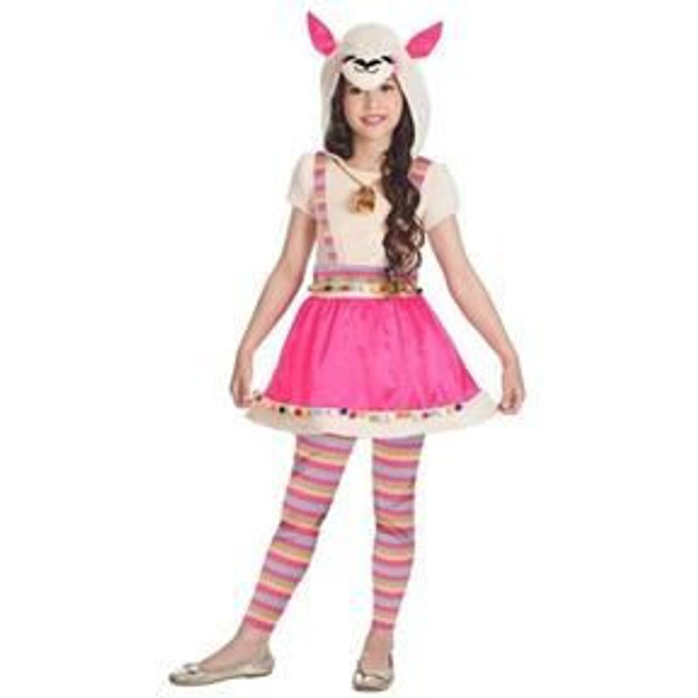 Girls Lovely Llama Costume