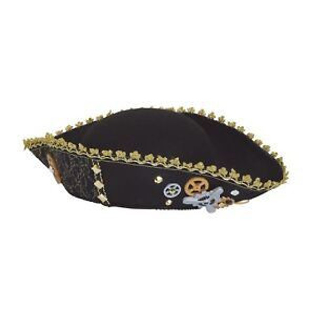 Ladies Steampunk Tricorn Hat