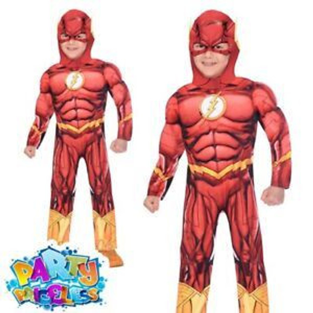 Childs Flash Superhero Costume