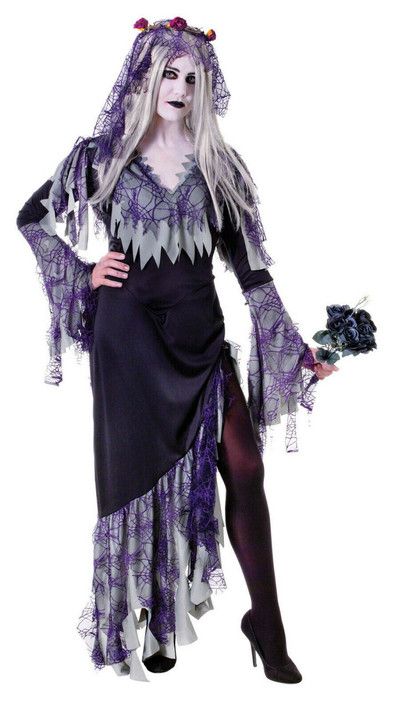 Ladies Zombie Bride Costume One Size