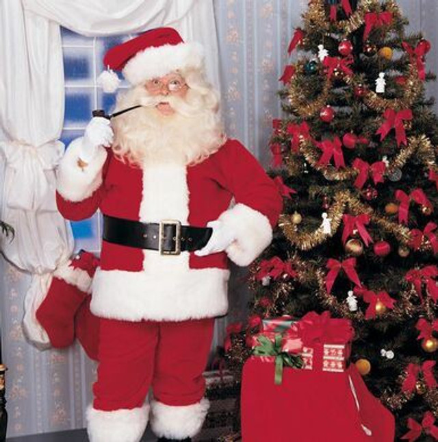 Imperial Plush Adult Santa Suit with Faux Fur Trim