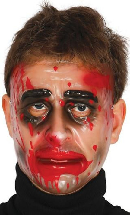 Mens Transparant Bloody Mask