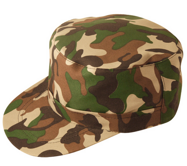Army Camouflage Fancy Dress Cap/Hat