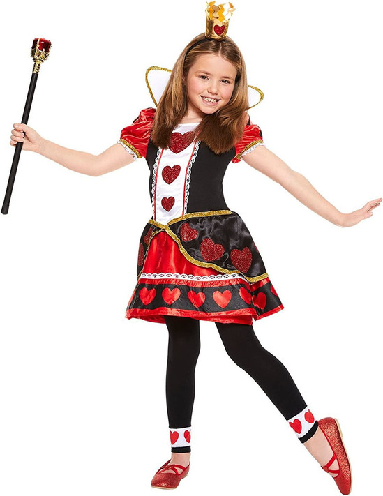 Girls Queen of Hearts Costume