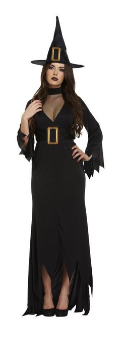 Ladies Long Witch Costume