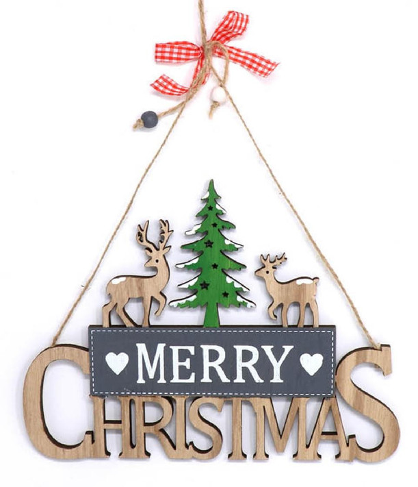 Hanging Merry Christmas Sign