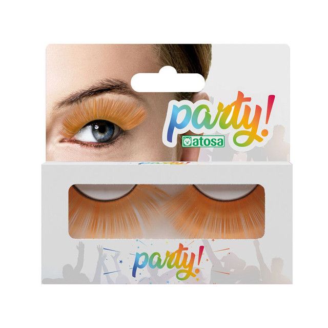 Ladies Yellow Eyelashes