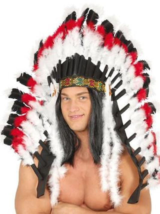 Deluxe Indian Feather Headdress