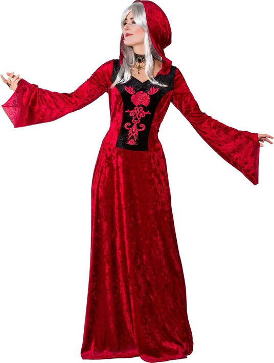 Ladies Red Medieval Priestess
