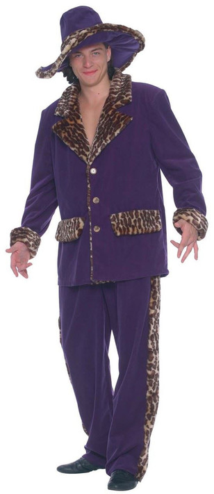 Mens New York Pimp Fancy Dress Costume ADULT