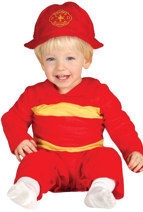 Baby Fireman Fancy Dress Costume