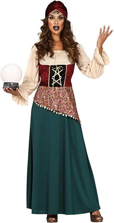 Fiestas Guirca Gypsy Fortune Teller Woman Costume