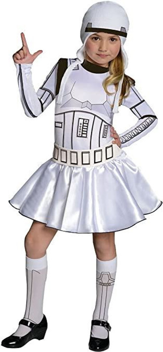Rubie's Official Girl's Disney Star Wars Stormtrooper, Children Costume