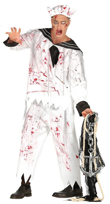 Mens Zombie Sailor Costume