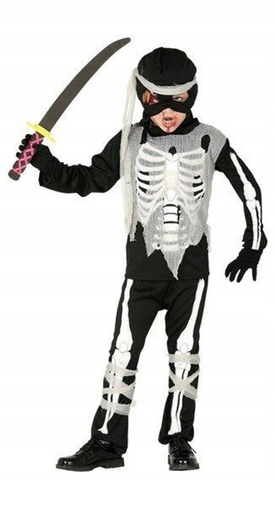 Boys Undead Ninja Skeleton