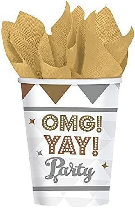 OMG! YAY! Party Paper Cup, 266 ml