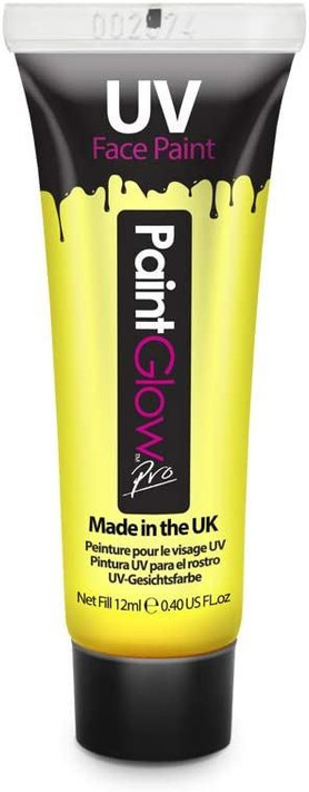 UV Glow Neon Face and Body Paint 12ml - Fluorescen