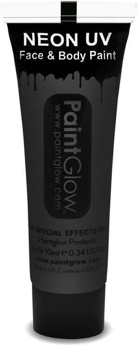 Neon UV Face & Body Paint, Black, 13ml