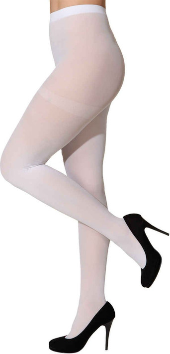 Opaque Tights in White