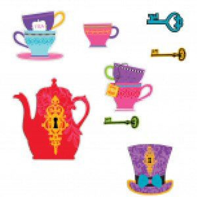 Mad Tea Party Mega Value Assorted Cut-outs