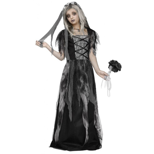 Child Cementry Bride Costume