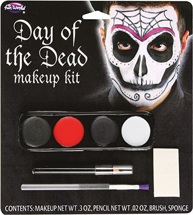 Day of the Dead Male Makeup Kit Standard