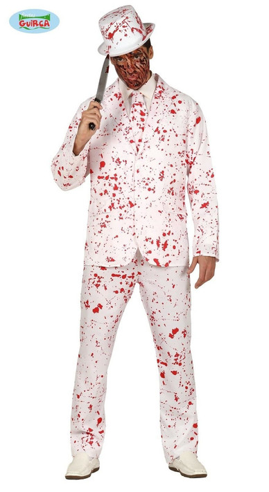 Adult White Bloody Suit Costume