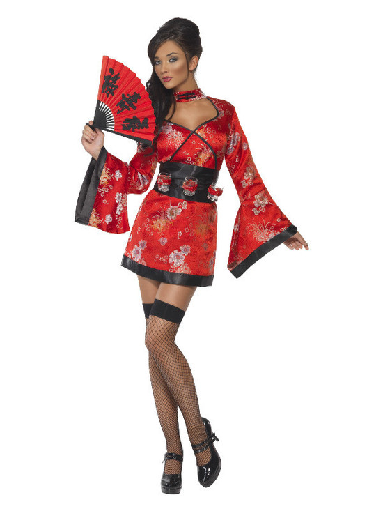 Vodka Geisha Costume, Red